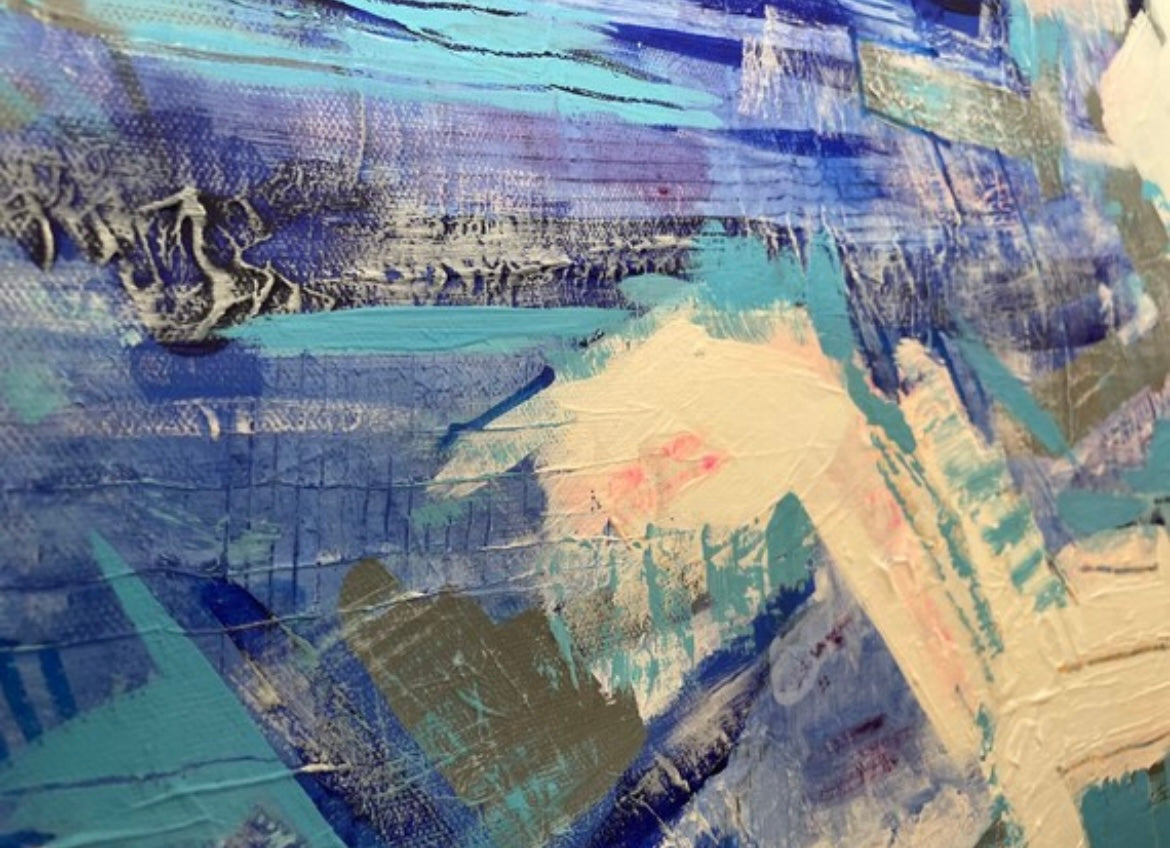 Large Painting - Not Blossom