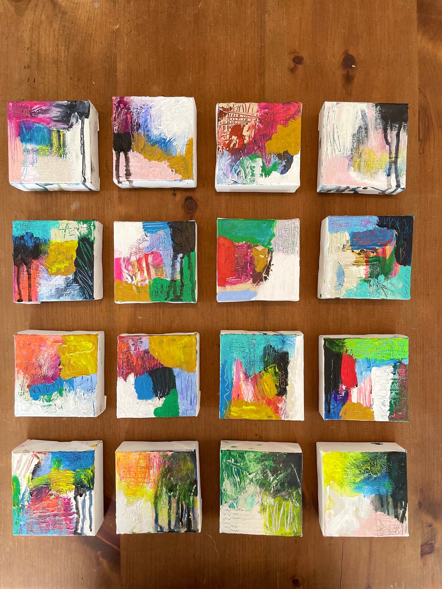 Mini Painting - Alphabet Series - A