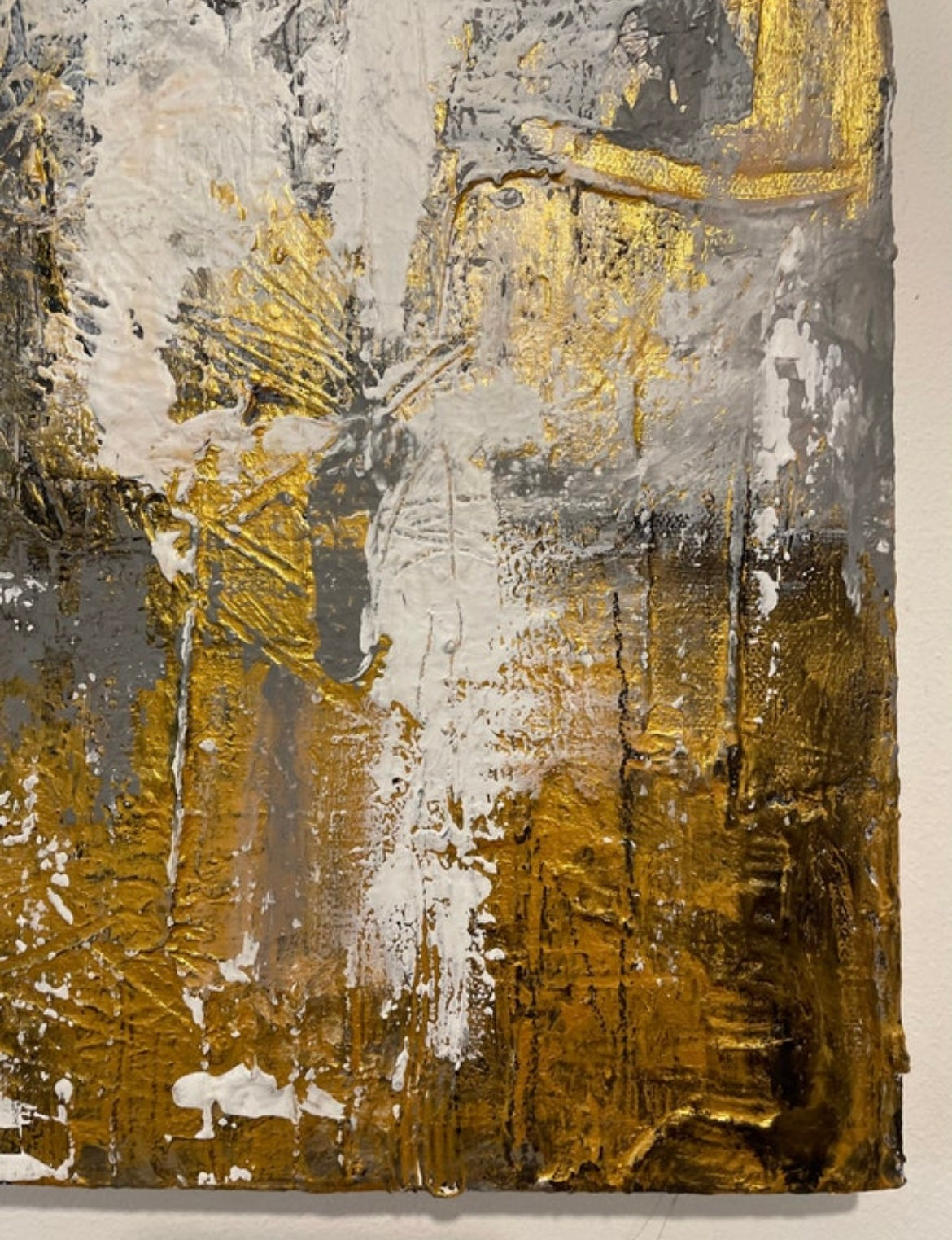 Medium Painting- Gold Crap