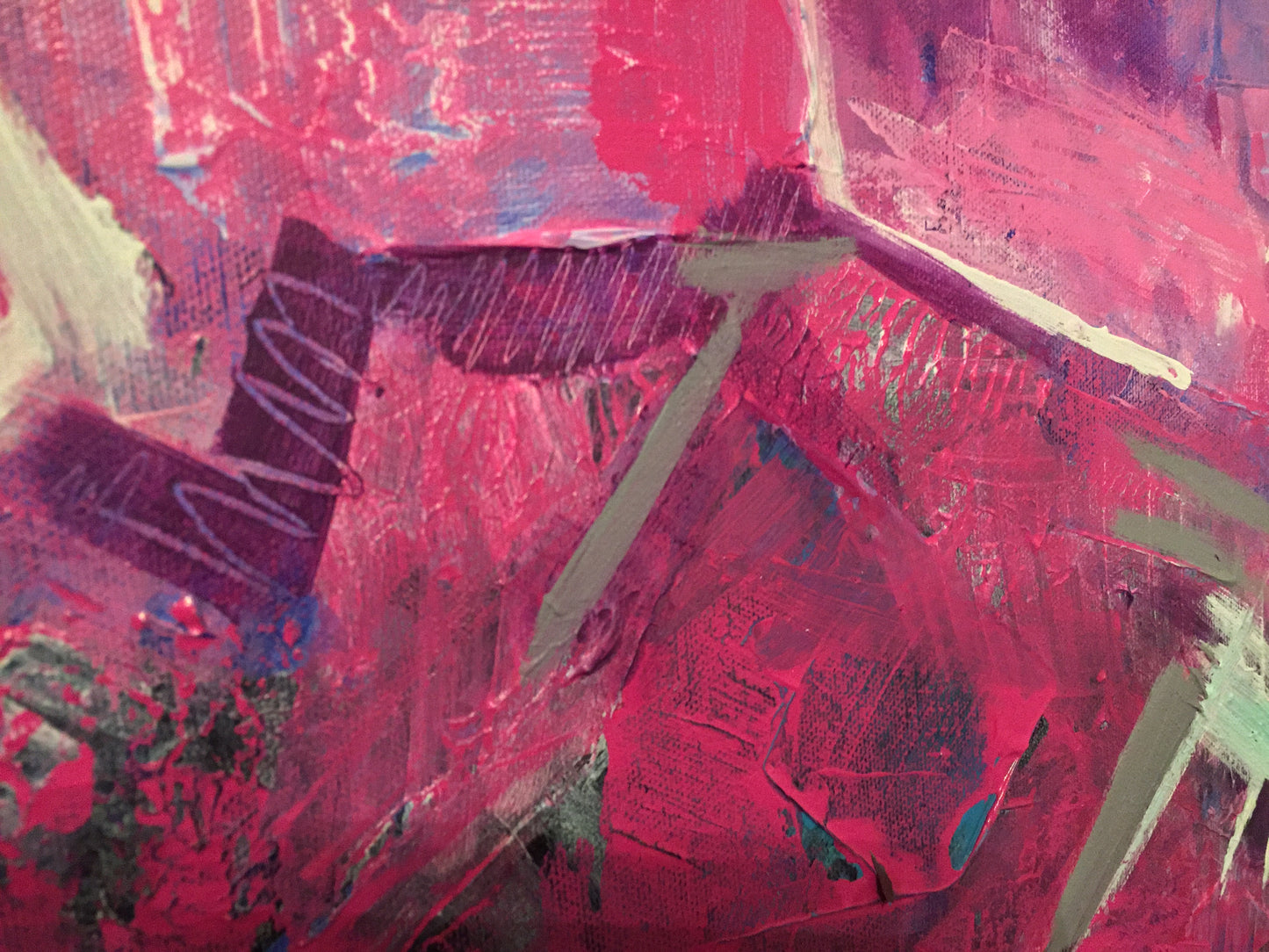 Large Painting - Flying Chairs