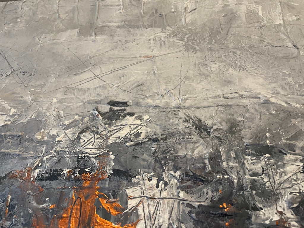 Large Painting - Winter Sun- Eyes Sting