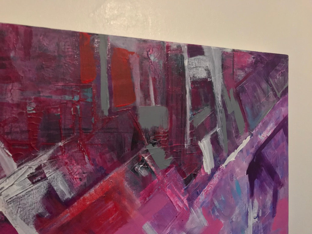 Large Painting - Flying Chairs