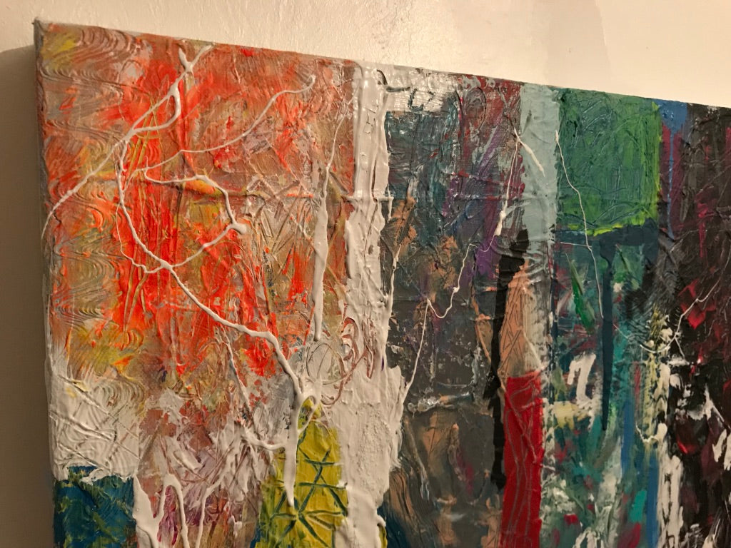 Large Painting - The Robots