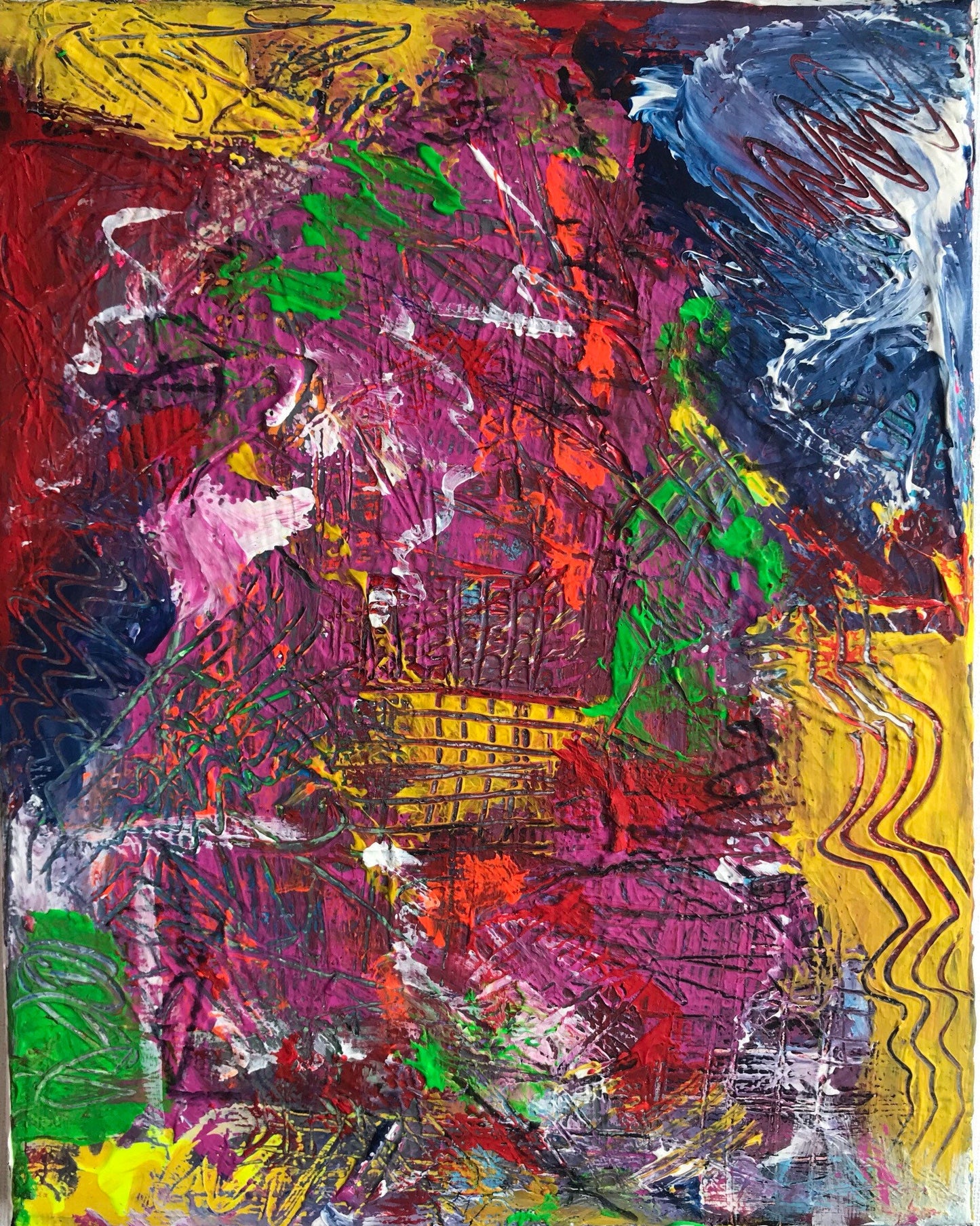 Small Painting - Modern Life