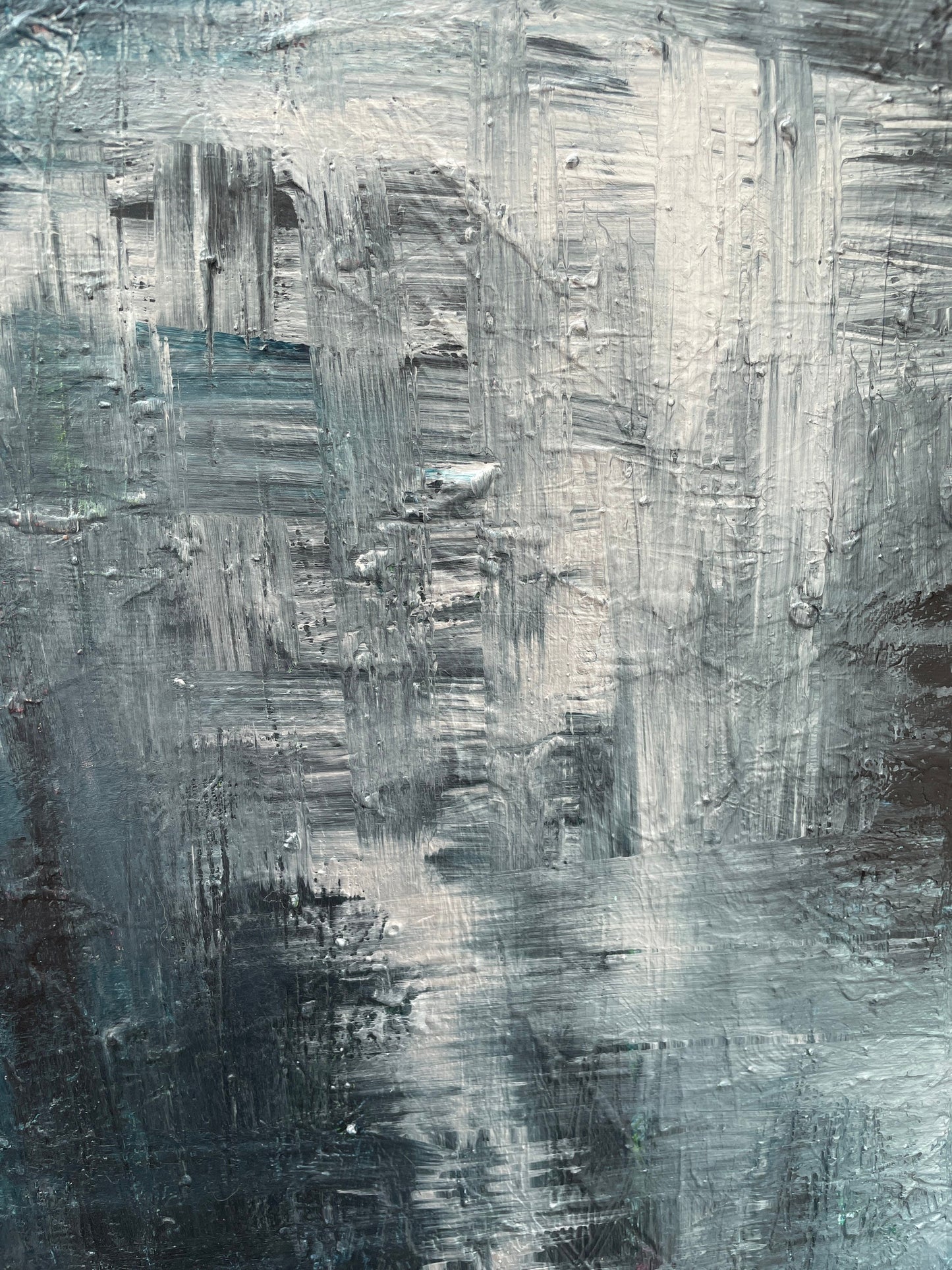 Medium Painting- Waiting for the Storm to Pass