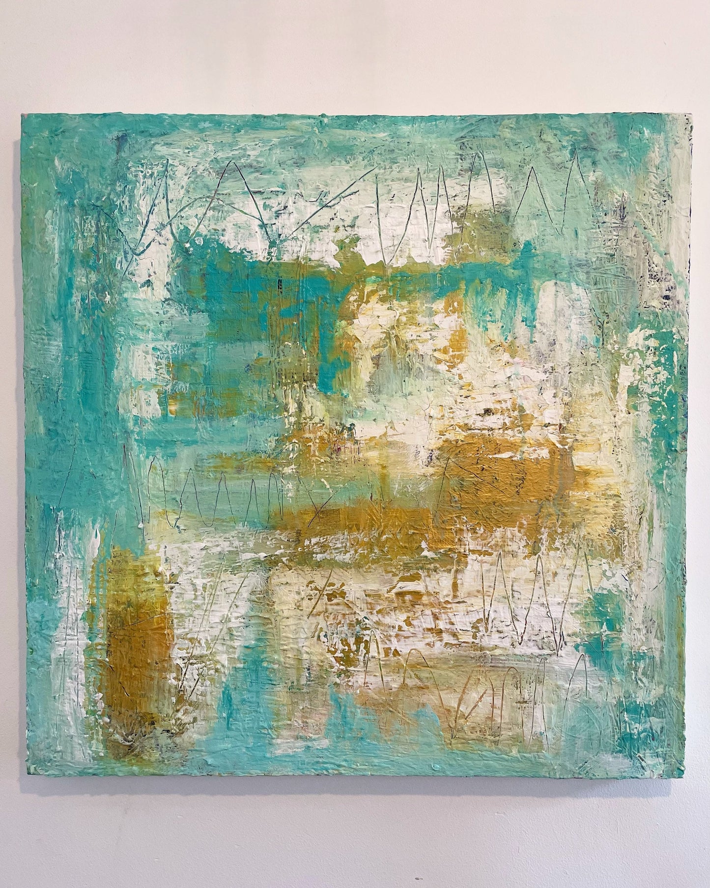 Medium Painting- Sunshine after the Storm