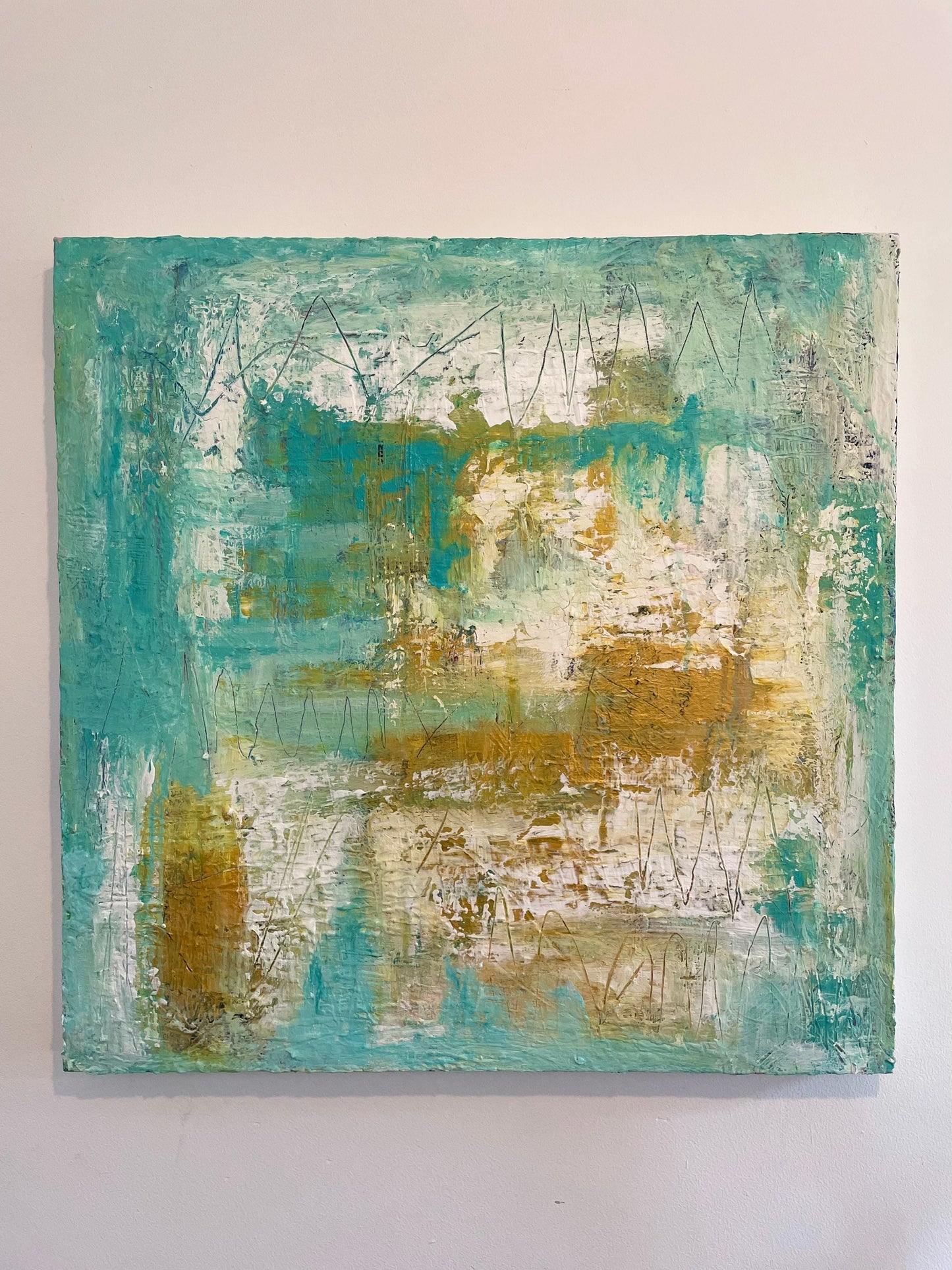 Medium Painting- Sunshine after the Storm