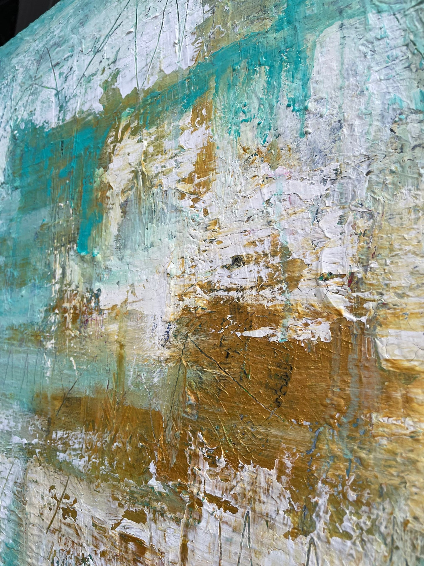 Medium Painting- Sunshine after the Storm