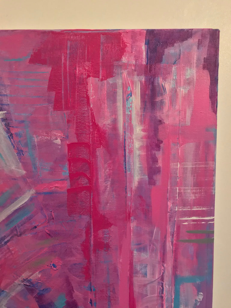 Large Painting - Flying Chairs