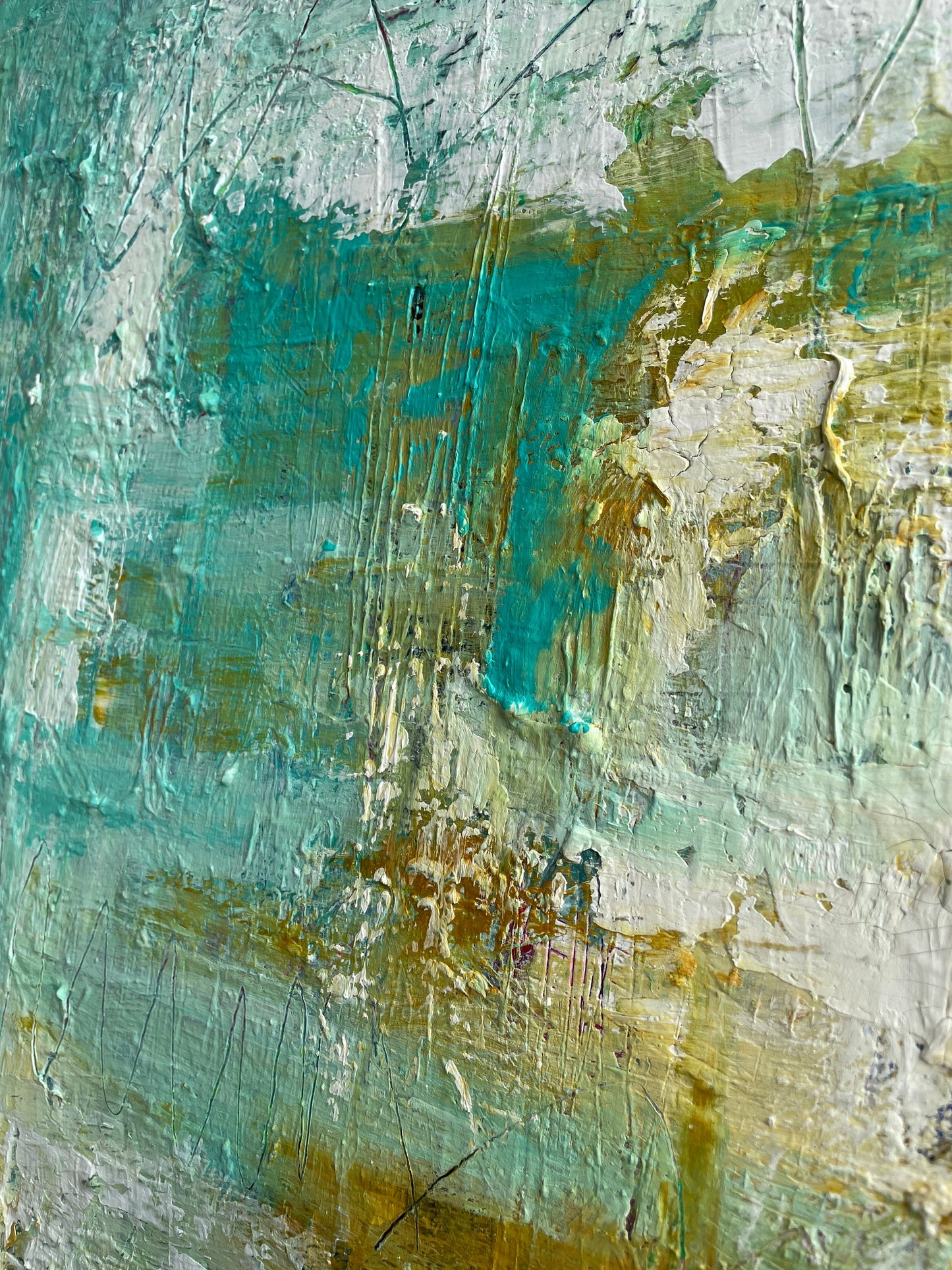 Medium Painting- Sunshine after the Storm